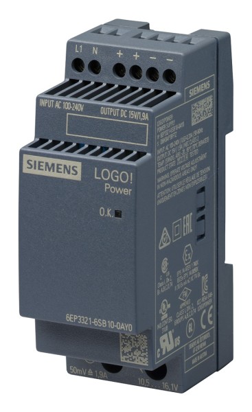 1St. Siemens 6EP3321-6SB00-0AY0 Stromversorgung LOGO!Power, 1-phasig DC