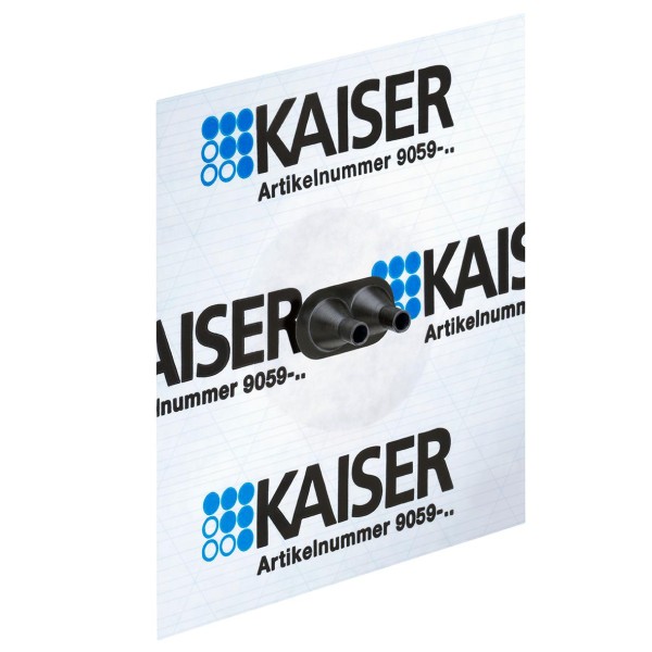 1St. Kaiser 9059-45 Doppel-Leitungsmanschette für Koaxialleitungen 905945