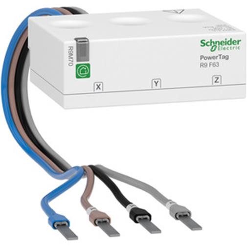 1St. Schneider Electric R9M70 PowerTag F63 3P+N, Verbindung mit Wiser Gateway