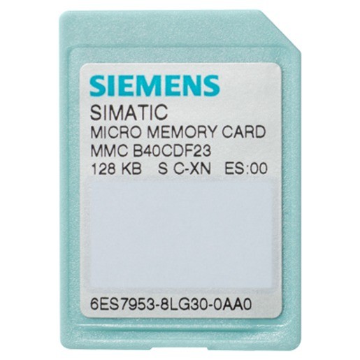 1St. Siemens 6ES79538LG310AA0 SIMATIC S7, Micro Memory Card für S7-300/C7/ET 200, 3, 3V Nflash, 128 KB 6ES7953-8LG31-0AA0