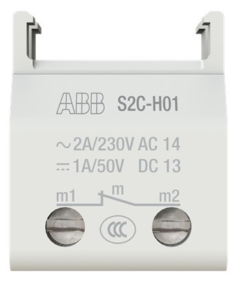 1St. ABB S2C-H01 Integrierter Hilfsschalter 1 Öffner 2CDS200970R0031