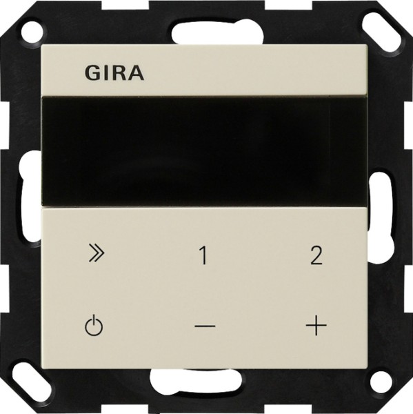 1St. Gira 232001 UP-Radio IP Cremeweiß glänzend