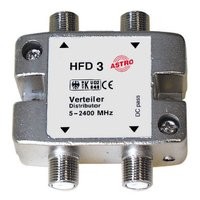 1St. Astro HFD 3 Verteiler, 3-fach, 5-2400 MHz 414300 HFD3