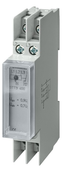 1St. Siemens 5TT3400 Spannungsrelais T5570 AC 230/400V 1W 0,7/0,9 mit Klarsichtkappe