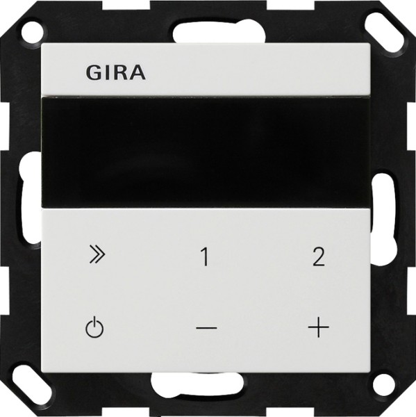 1St. Gira 232027 UP-Radio IP System 55 Reinweiß matt
