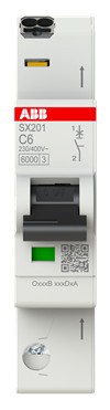 1St. ABB SX201-C6 Sicherungsautomat Flexline 6kA,6A,1P