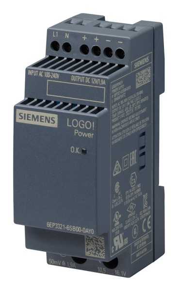 1St. Siemens 6EP3320-6SB00-0AY0 Stromversorgung LOGO!Power, 1-phasig DC