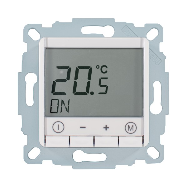 1St. Halmburger 2310 EFD-50 (rg) Fußbodenheizungsregler 230V u.P. Digital ohne Uhr reinweiß glänzend