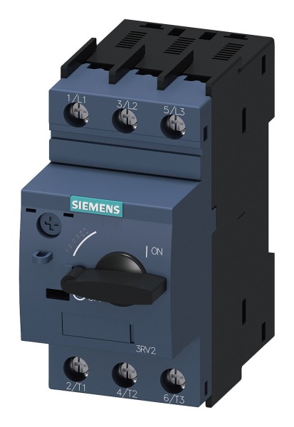 1St. Siemens 3RV20110HA10 Leistungsschalter, S00, Motorschutz, Class 10, A-ausl. 0,55-0,8A, N-ausl. 10A 3RV2011-0HA10