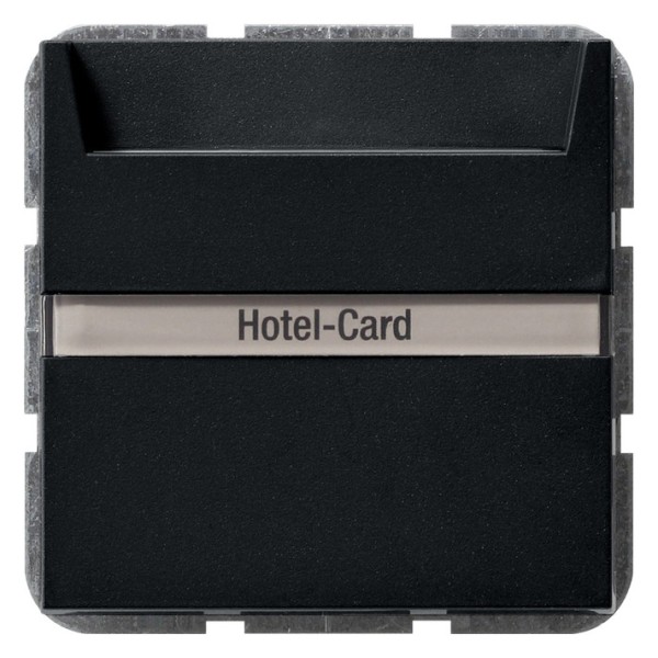 1St. Gira 0140005 Hotel-Card-Taster Wechsler (bel.) BSF System 55 Schwarz matt
