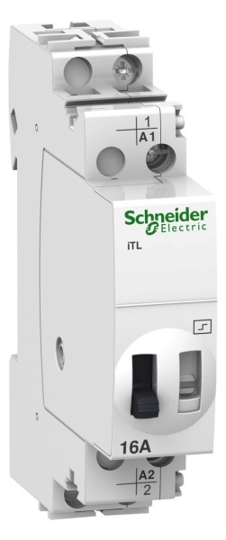 1St. Schneider Electric A9C30011 Fernschalter iTL, 1P, 1S, 16A, Spule 12 VAC 50/60Hz- 6 VDC