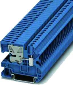1St. Phoenix Contact UTN 6 N-Trennklemme zur Neutralleiter-Trennung Schraubanschluss Querschnitt: 0,2 mm² - 10 mm² AWG: 24 - 8 Breite: 8,2 mm blau Mo