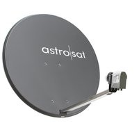 1St. Astro SAT-Set 850-44 Set: 1x Parabolantenne AST 850 anthrazit, 85 cm, inkl A/E-Halterung 300331 ASTRONAUT85044