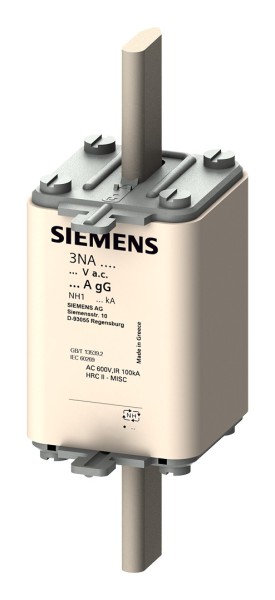 3St. Siemens 3NA3140 NH-Sicherungseinsatz, NH1, In: 200 A, gG