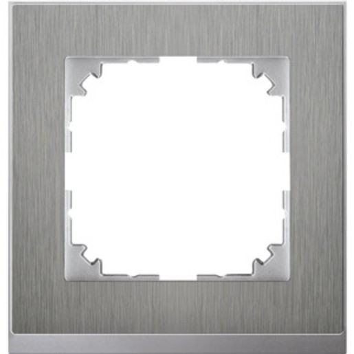 1St. Merten MEG4010-3646 M-Pure Decor-Rahmen, 1fach, Edelstahl/aluminium, M-Pure Decor