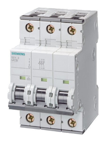 1St. Siemens 5SY4306-7 Leitungsschutzschalter 400V 10kA, 3-poli