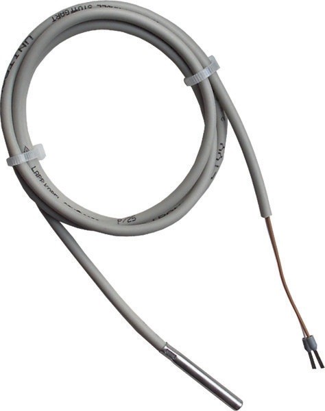 1St. MDT Temperatur-Fühler SCN-PTST1.01 PT1000 4x30mm Anschl.Kabel 1m