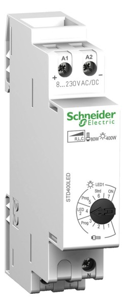 1St. Schneider Electric CCTDD20016 Acti 9, STD400LED DIN Universaldimmer