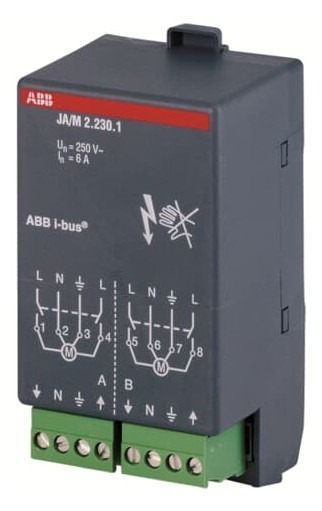 1St. Abb Jalousieaktor JA/M2.230.12fach 230VAC