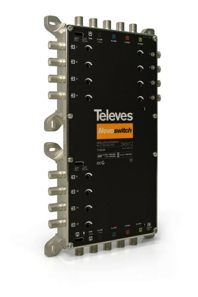 1St. Televes MS512C 5 in 12 Guss-Multischalter NEVO, receiverpowered, kaskadierbar