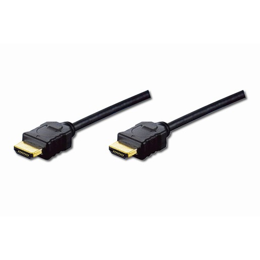 3m Assmann AK-330114-030-S HDMI Standard Anschlusskabel, type A St/St, 3.0m, m/Ethernet, Full HD, UL,sw, gold