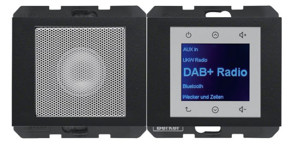 1St. Berker Radio Touch 29808989 m.Lautsprecher DAB+S.1/B.x polarweiß glänzend