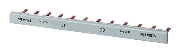 1St. Siemens 5ST3703 Sammelschiene für Leitungsschutzschalter ohne Endkappen 1-phasig + HS, 1016 mm