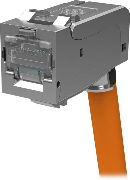 1St. Easylan CKWAK007 fixLink SL RJ45 Keystone geschirmt Kat.6A (ISO/IEC) AWG 24-22 gewinkelt