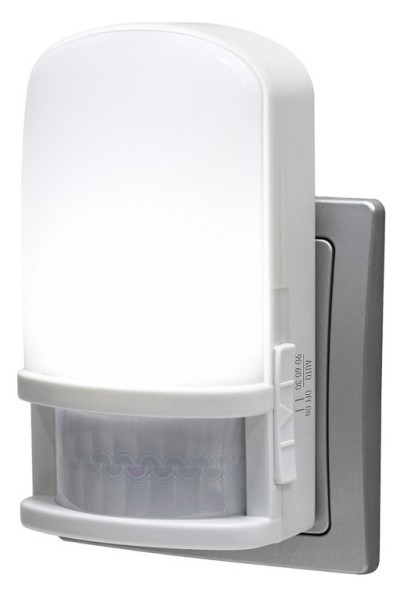 1St. Indexa 33322 Automatisches Nachtlicht LED 230V für die Steckdose mit Bewegungsmelder AN05