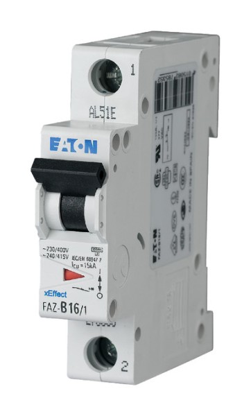 1St. Eaton 278546 Leitungsschutzschalter, 1 A, 1p, Charakteristik: C FAZ-C1/1