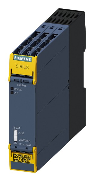 1St. Siemens 3SK1111-1AB30 SIRIUS Sicherheitsschaltgerät Grundgerät