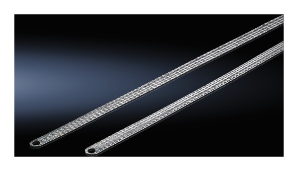 10St. Rittal SZ 2412.316 Flachband-Erder M8, Querschnitt 16mm², Länge 300 mm, Preis per VPE, VP 2412316
