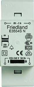 1St. Friedland E 3554 S N KlingelTrafo 230V/8V 2A 561217