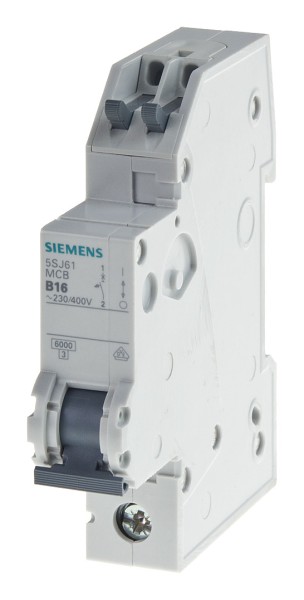 1St. Siemens 5SJ6116-6KS Leitungsschutzschalter 230/400V 6kA, 1-p