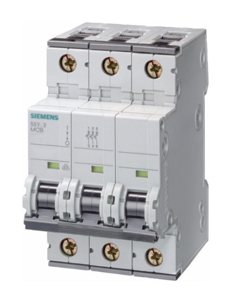 1St. Siemens 5SY4310-6 Leitungsschutzschalter 400V 10kA, 3-poli