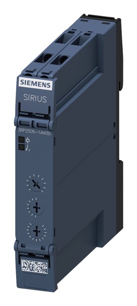 1St. Siemens 3RP25051AW30 Zeitrelais, 1W, 13 Funktionen, 7 Zeitbereiche (0,05s-100h) AC/DC 12-240V 3RP2505-1AW30