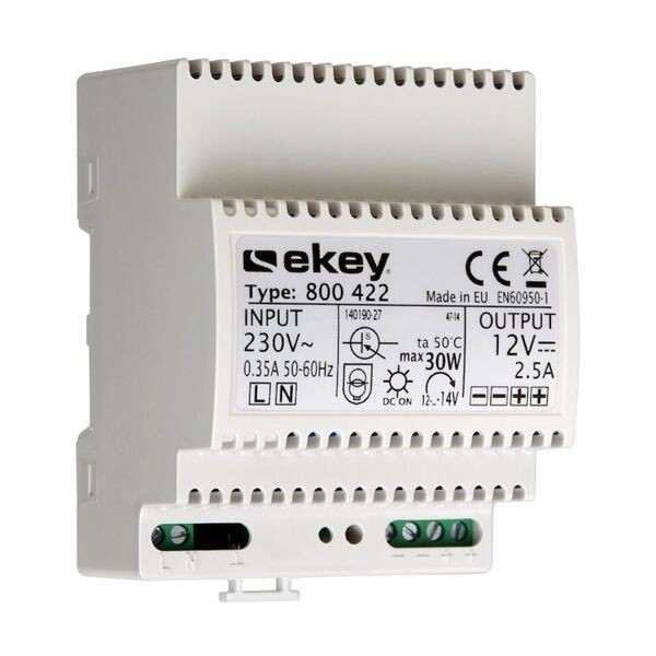 1St. Ekey Netzteil-REG 100205 230VAC 12VDC 2A