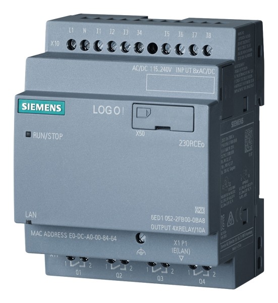 1St. Siemens 6ED1052-2FB08-0BA1, LOGO! 230RCEO