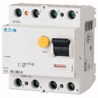 1St. Eaton PXF-63/4/05-A 236805 FI-Schalter, 63A, 4p, 0,5A, 500mA A-Char
