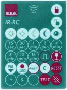 1St. B.E.G. 92000 IR-RC Fernbedienung zu RC-Plus