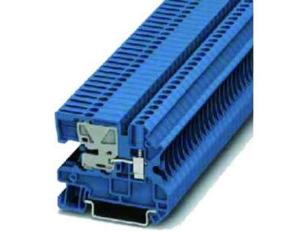 1St. Phoenix Contact UTN 4 N-Trennklemme zur Neutralleiter-Trennung Schraubanschluss Querschnitt: 0,14 mm² - 6 mm² AWG: 26 - 10 Breite: 6,2 mm blau M