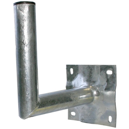 1St. Wandhalter Stahl mit Kunststoffkappe, 25cm HWAH25-B