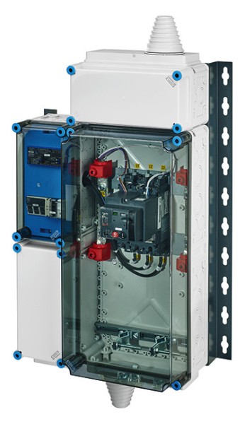 1St. Hensel Mi AE 1243 PV-Freischaltstelle, 150 kVA, 3-polig mit Leistungsschalter und NA-Schutz 20001472 MiAE1243
