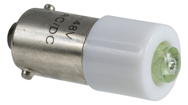 1St. Schneider Electric DL1CJ0241 LED-Lampe, weiß für Befehls- u. Meldegeräte, BA 9s, 24 V AC DC
