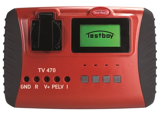 1St. Testboy TV 470-VDE-Tester mit Barcodescanner VDE 0701/0702/EN 62353 250 x 170 x 55 mm