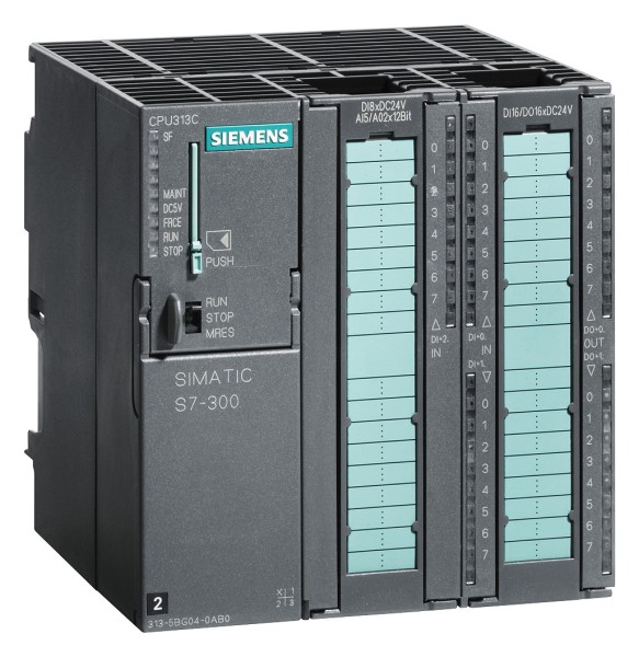 1St. Siemens 6ES7313-5BG04-0AB0, SIMATIC S7-300 CPU 313C 24DE / 16DA / 5AE / 2AA, 128 KB