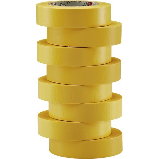 80m Bizline BIZ 350067 8 Isolierbänder gelb 10 m Preis per Packung = 8 Stück je 10m Isolierband