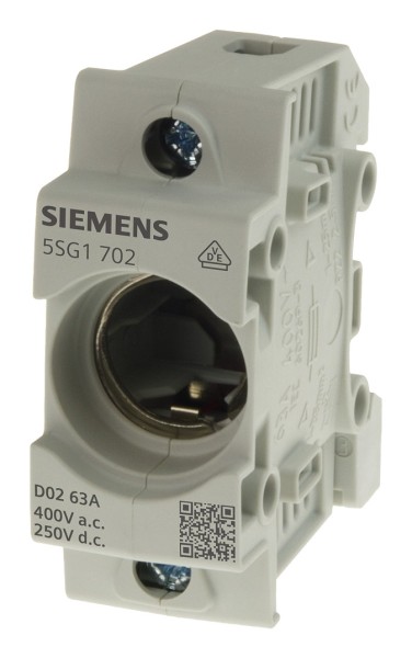 3St. Siemens 5SG1702 NEOZED, Sicherungssockel, D02, 1-polig,