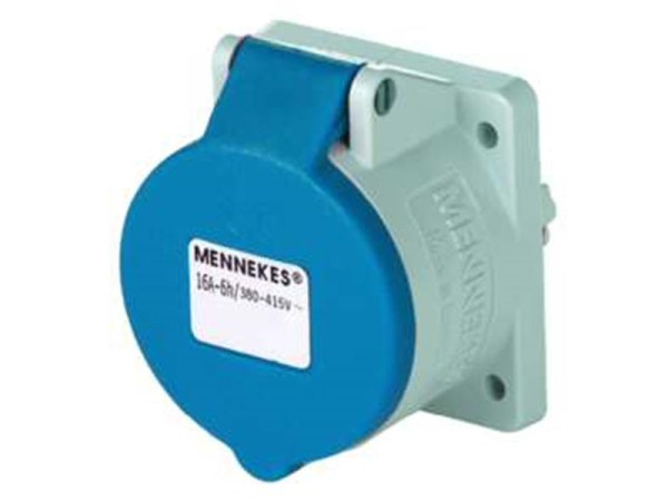1St. Mennekes 1668 Anbaudose TwinCONTACT 16A3p6h230V IP44 1 Phasen 16 Ampere