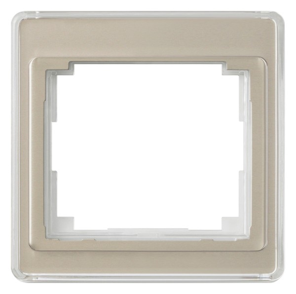 1St. Jung SL581GB Rahmen 1fach aus transparentem Acrylglas farbig hinterlegt SL 581 GB